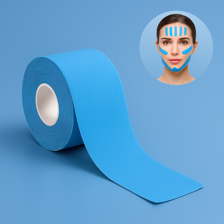 Kinesiology Tape for Facial and Neck Wrinkle Reduction Kalsten