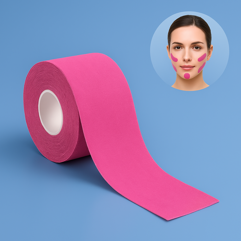 Kinesiology Tape for Facial and Neck Wrinkle Reduction Kalsten