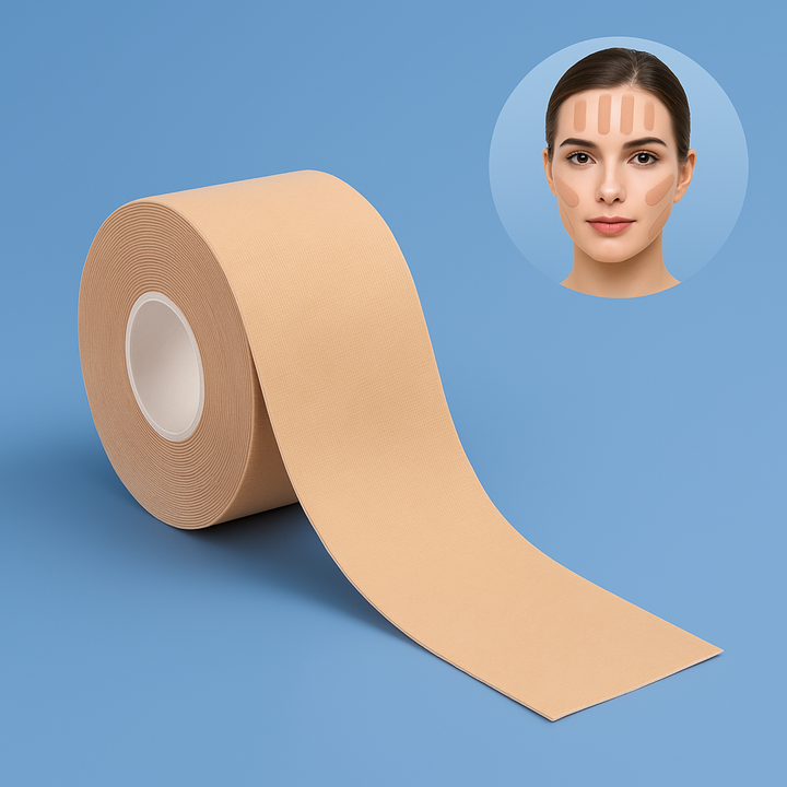 Kinesiology Tape for Facial and Neck Wrinkle Reduction Kalsten