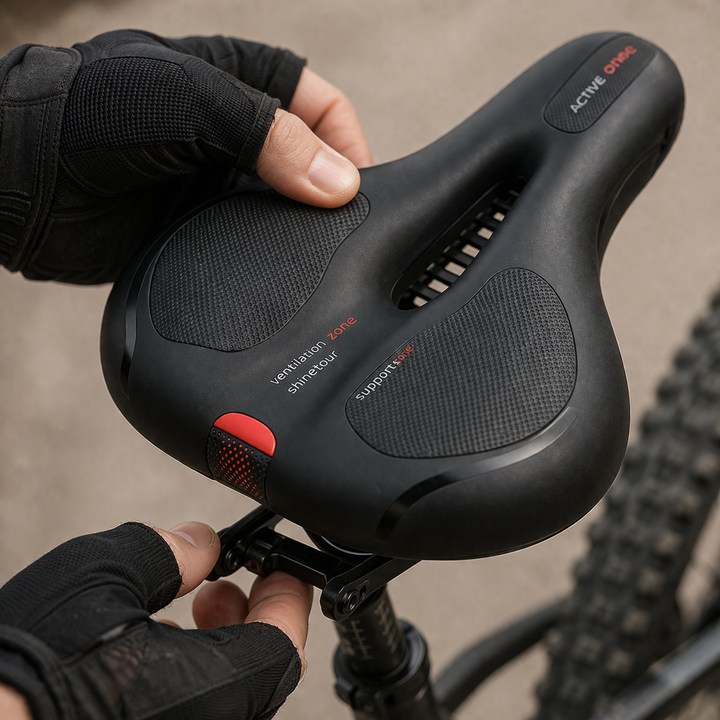 ComfortSaddle AirFlow – Breathable Bike Saddle with Suspension | Kalsten