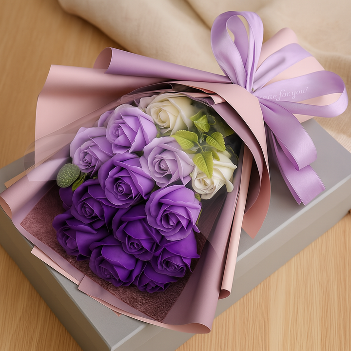 Kalsten | Romantic Soap Rose Bouquet Gift for Valentine’s Day