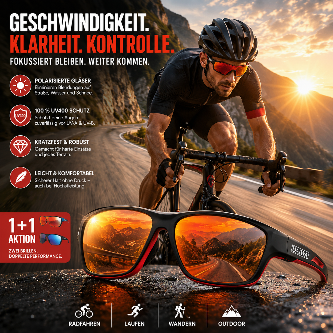 Men's sport sunglasses with polarized lenses | Kalsten