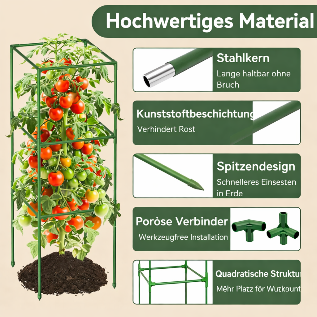 GrowGuard — Easy upright support for strong plants that don't want to topple anymore! | Kalsten