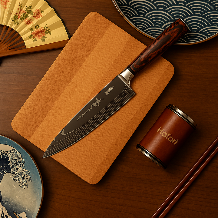 Damascus Steel Chef’s Knife – 20cm