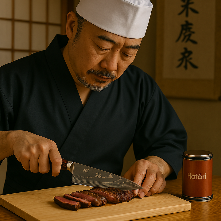 Damascus Steel Chef’s Knife – 20cm
