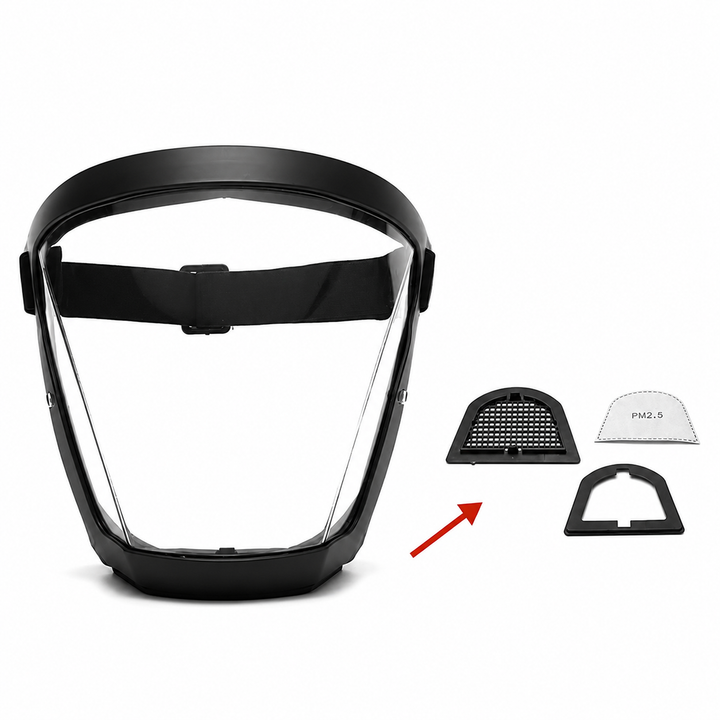 Face shield mask transparent – occupational safety | Kalsten