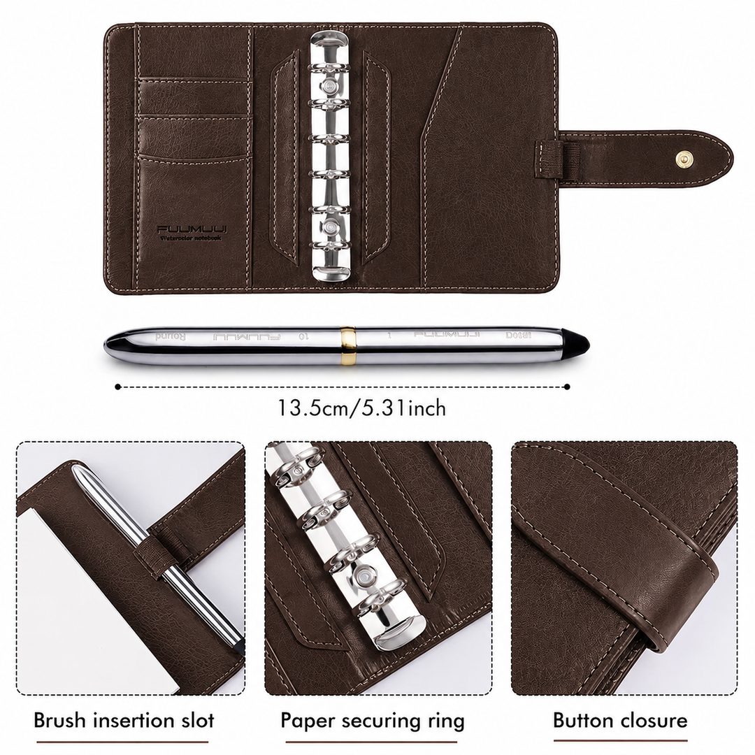 Fuumuui Watercolor Travel Sketchbook Set large | Kalsten