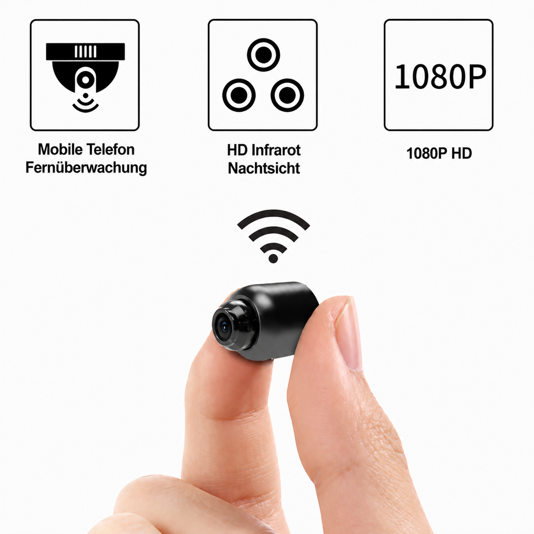 Ultracompact Wi-Fi surveillance camera with night vision | Kalsten