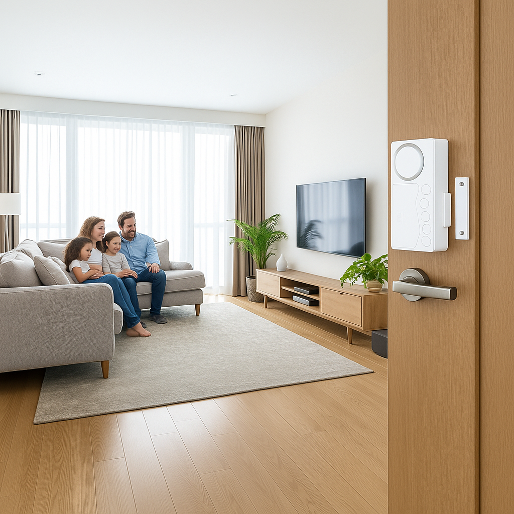 Instant Alert Modes – 108dB Loud Slim Design – Easy Install – Protect Kids & Home Security Kalsten
