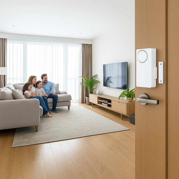 Instant Alert Modes – 108dB Loud Slim Design – Easy Install – Protect Kids & Home Security Kalsten