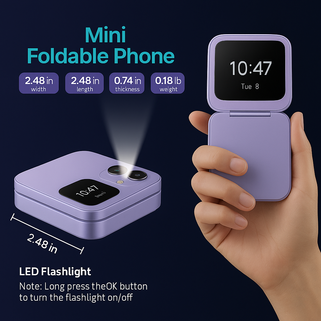 Kalsten | Large Screen High-Volume Flip Phone with Dual SIM and Long Standby