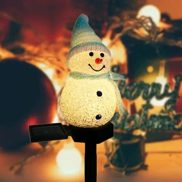 Solar-Powered Snowman Lamp - SolarSnow | Kalsten