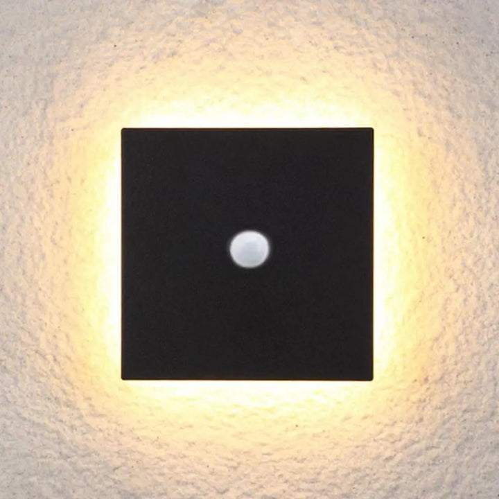 Modern Black Outdoor LED Wall Lamp Noxord