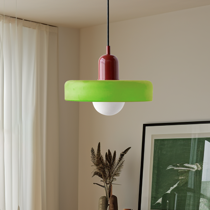 Kalsten | Bauhaus Inspired Colourful Glass Pendant Light