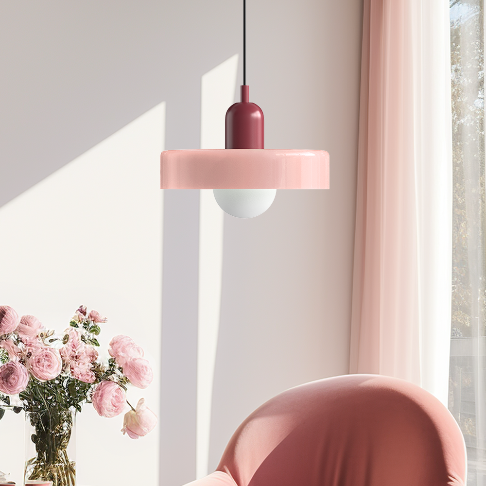 Bauhaus Colorful Glass Pendant Lamp Kalsten
