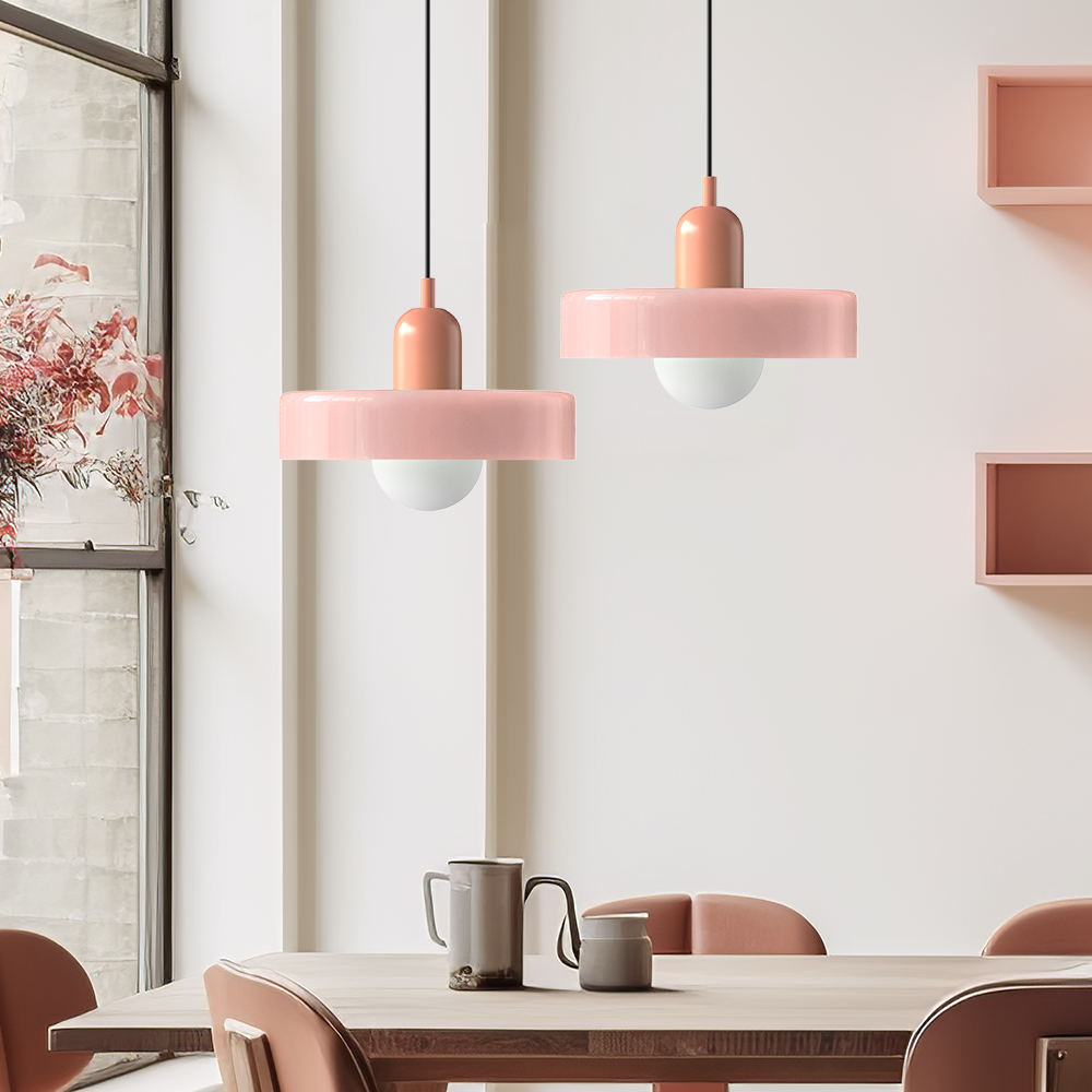 Bauhaus Colorful Glass Pendant Light | Kalsten