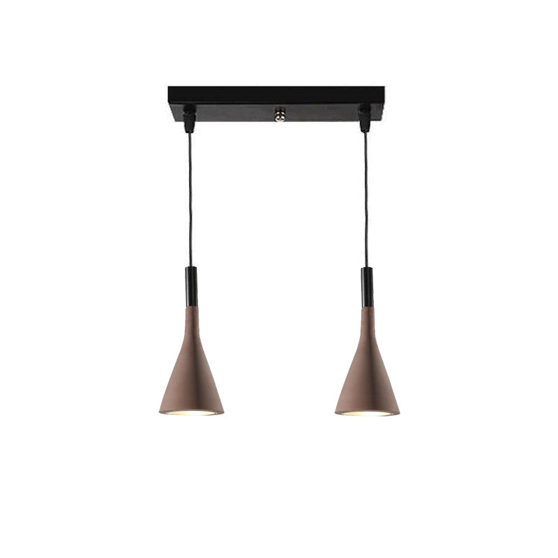 Conical Concrete Drop light Pendant Light | Kalsten