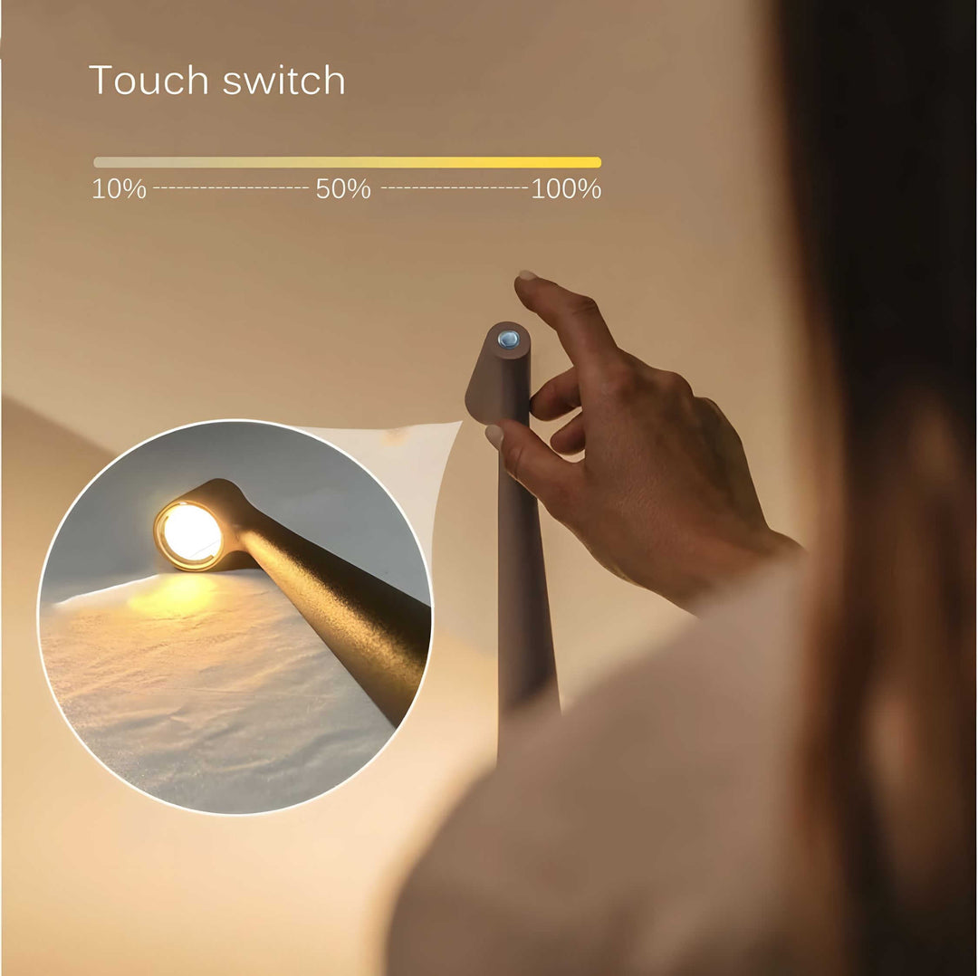LunaSlim – Elegant Wireless Table Lamp with Adjustable Lighting Kalsten