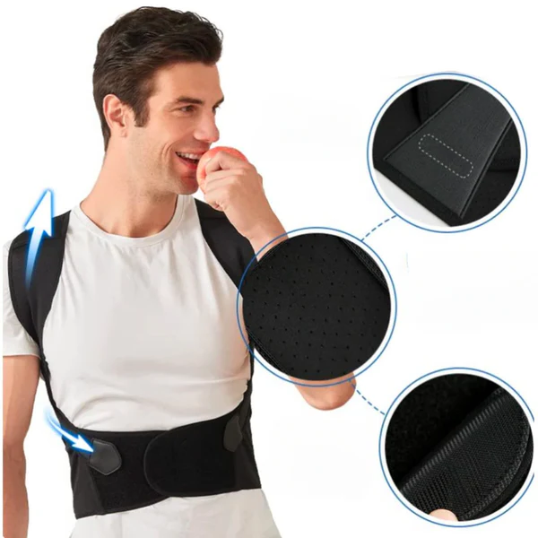 Posture Corrector Brace for Neck and Back Support – Comfortable & Discreet | Kalsten