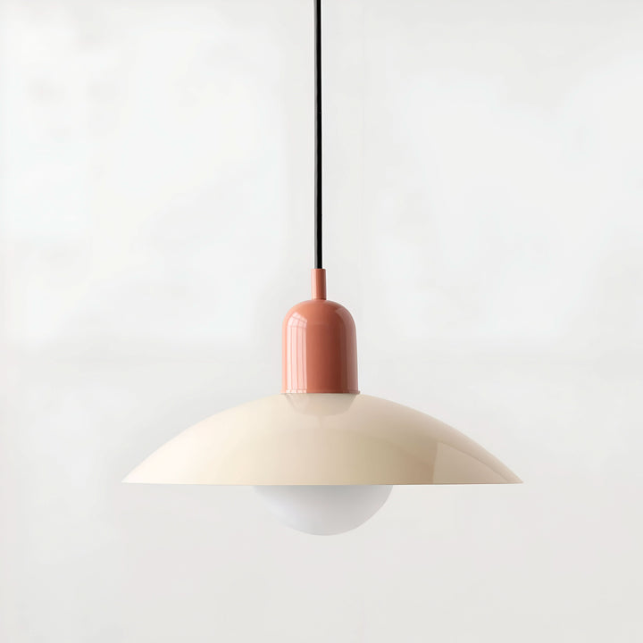 Noxord | Modern Macaron Bauhaus Pendant Light – Iron Shade