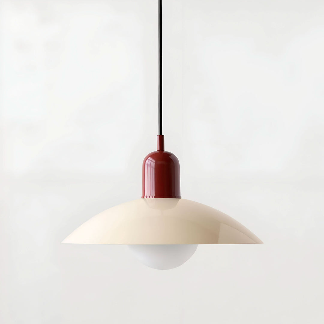 Noxord | Modern Macaron Bauhaus Pendant Light – Iron Shade