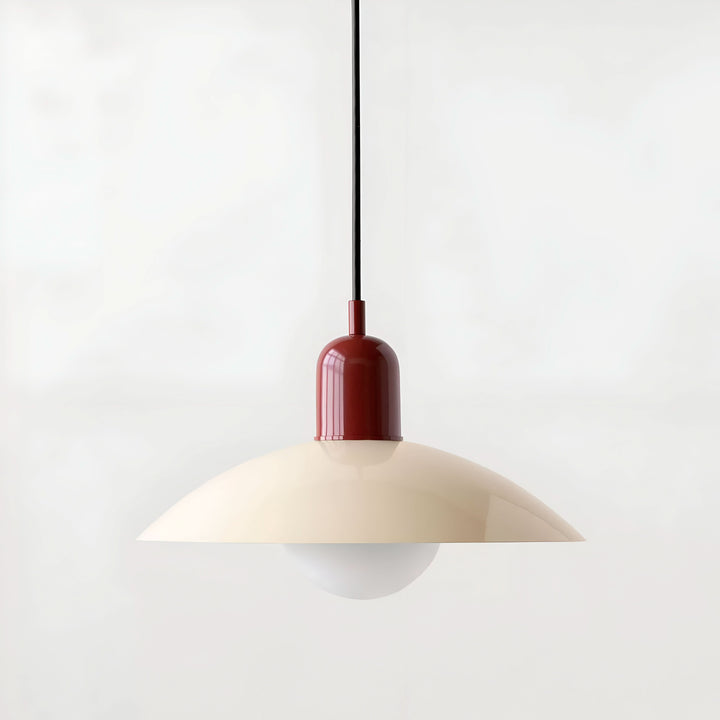 Noxord | Modern Macaron Bauhaus Pendant Light – Iron Shade