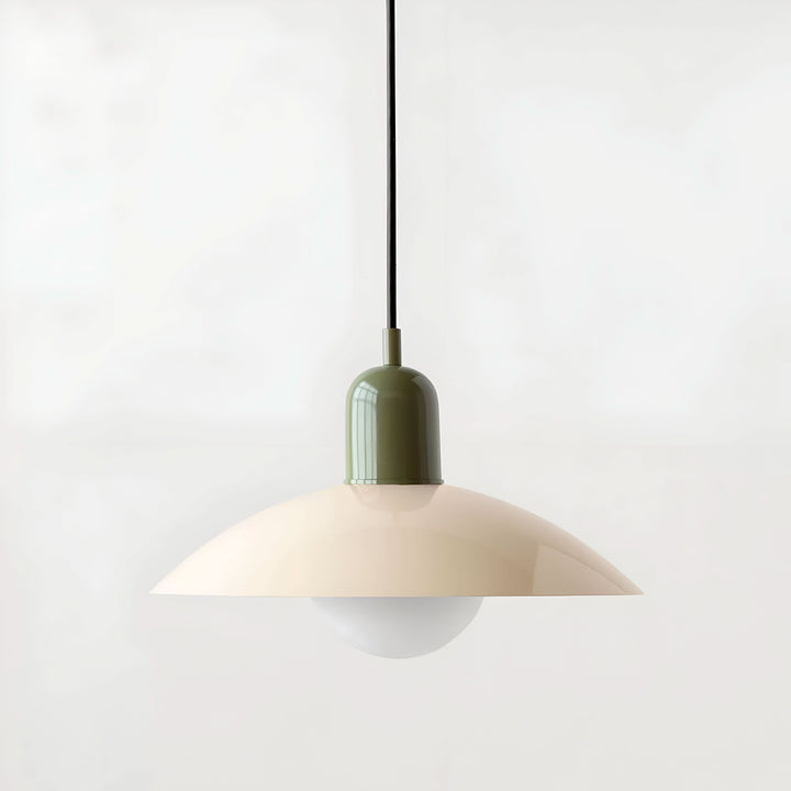 Noxord | Modern Macaron Bauhaus Pendant Light – Iron Shade
