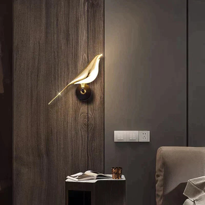 Decorative Bird LED Wall Lantern Noxord