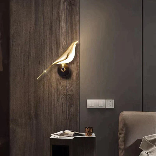 Decorative Bird LED Wall Lantern Noxord