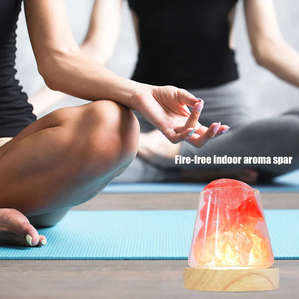 Himalaya Salt Lamp - Crystal Night Light & Essential Oil Diffuser | Kalsten