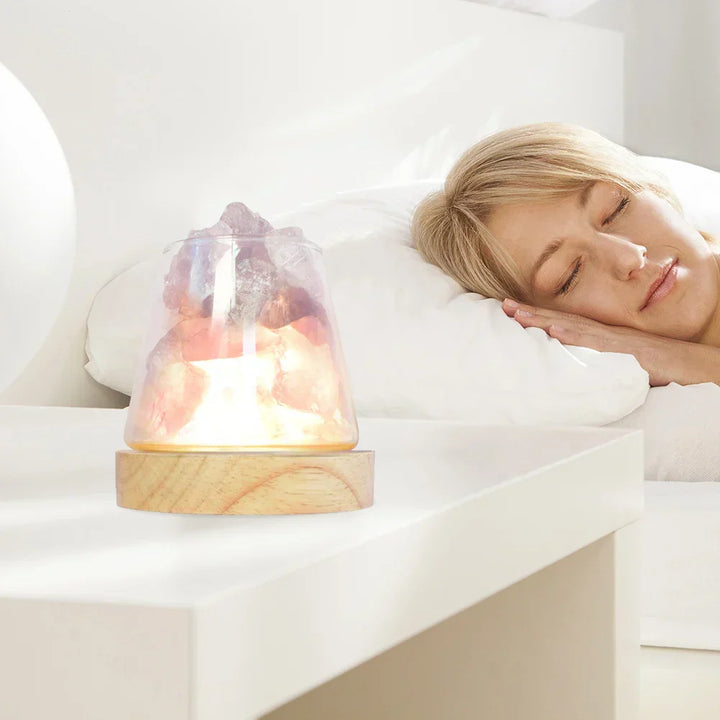 Himalaya Salt Lamp - Crystal Night Light & Essential Oil Diffuser | Kalsten