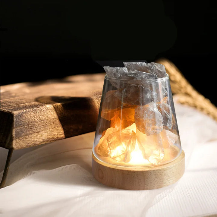 Himalaya Salt Lamp - Crystal Night Light & Essential Oil Diffuser | Kalsten