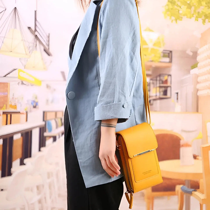 Trendy Leather Anti-Theft Women's Shoulder Bag - SecureStyle | Kalsten