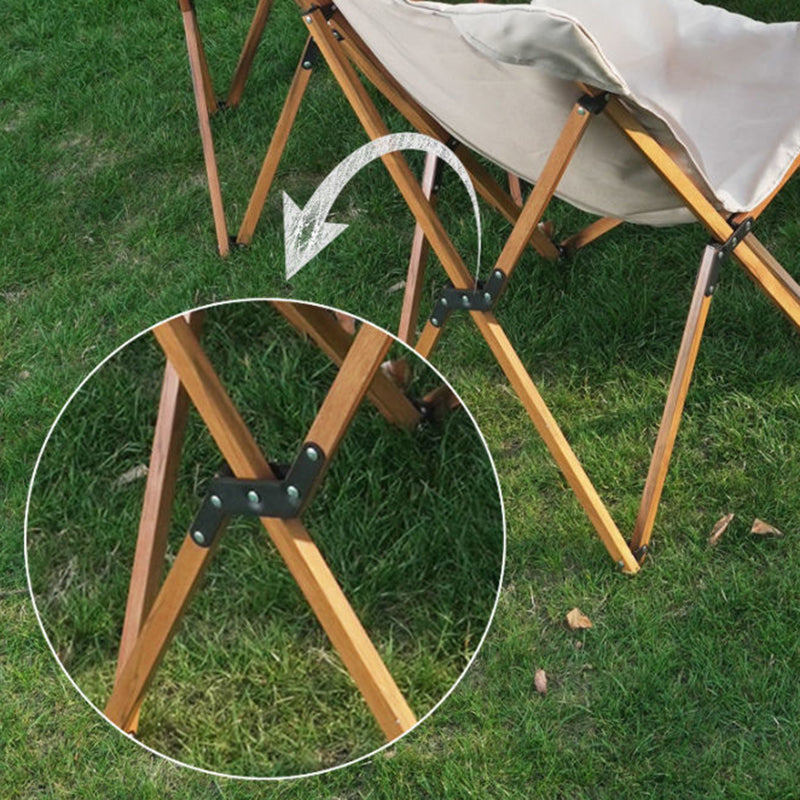 Contemporary Industrial Oxford Fabric Hardware Foldable Camping Chair Backrest For Outdoor Patio | Kalsten