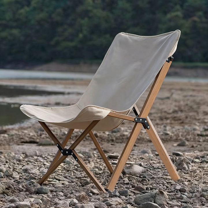 Contemporary Industrial Oxford Fabric Hardware Foldable Camping Chair Backrest For Outdoor Patio | Kalsten