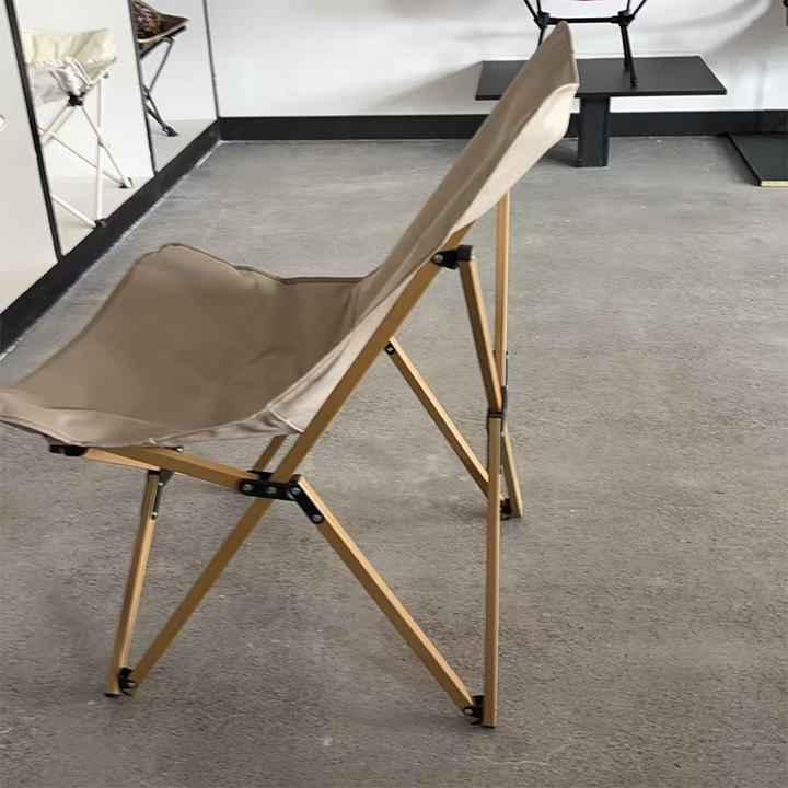 Contemporary Industrial Oxford Fabric Hardware Foldable Camping Chair Backrest For Outdoor Patio | Kalsten