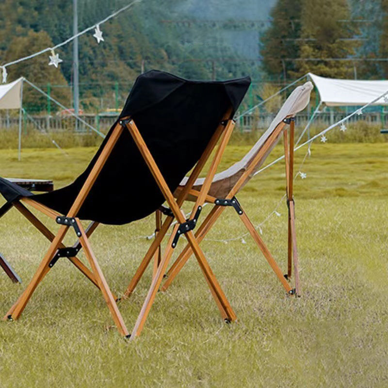 Contemporary Industrial Oxford Fabric Hardware Foldable Camping Chair Backrest For Outdoor Patio | Kalsten