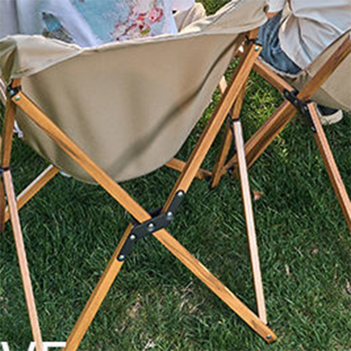 Contemporary Industrial Oxford Fabric Hardware Foldable Camping Chair Backrest For Outdoor Patio | Kalsten