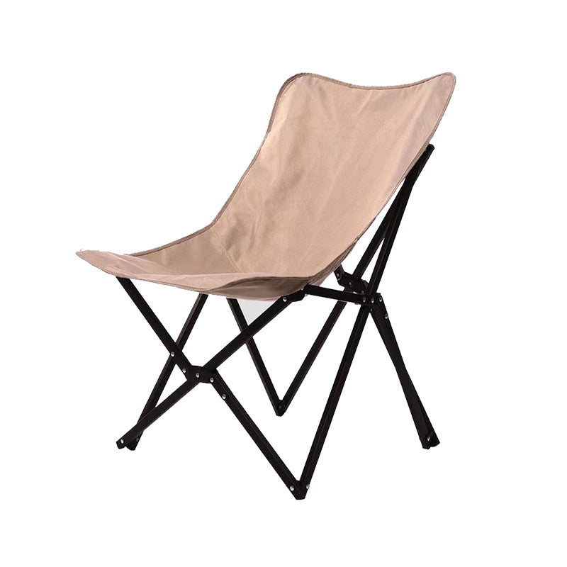 Contemporary Industrial Oxford Fabric Hardware Foldable Camping Chair Backrest For Outdoor Patio | Kalsten