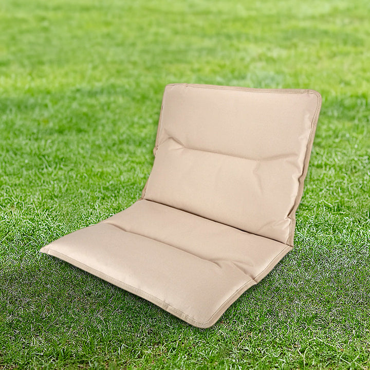 Modern Minimalist Rectangle Outdoor Carbon Steel Aluminum Alloy Beech Wood Oxford Fabric PET Foldable Portable Detachable Camping Chair Backrest Armrest For Garden | Kalsten