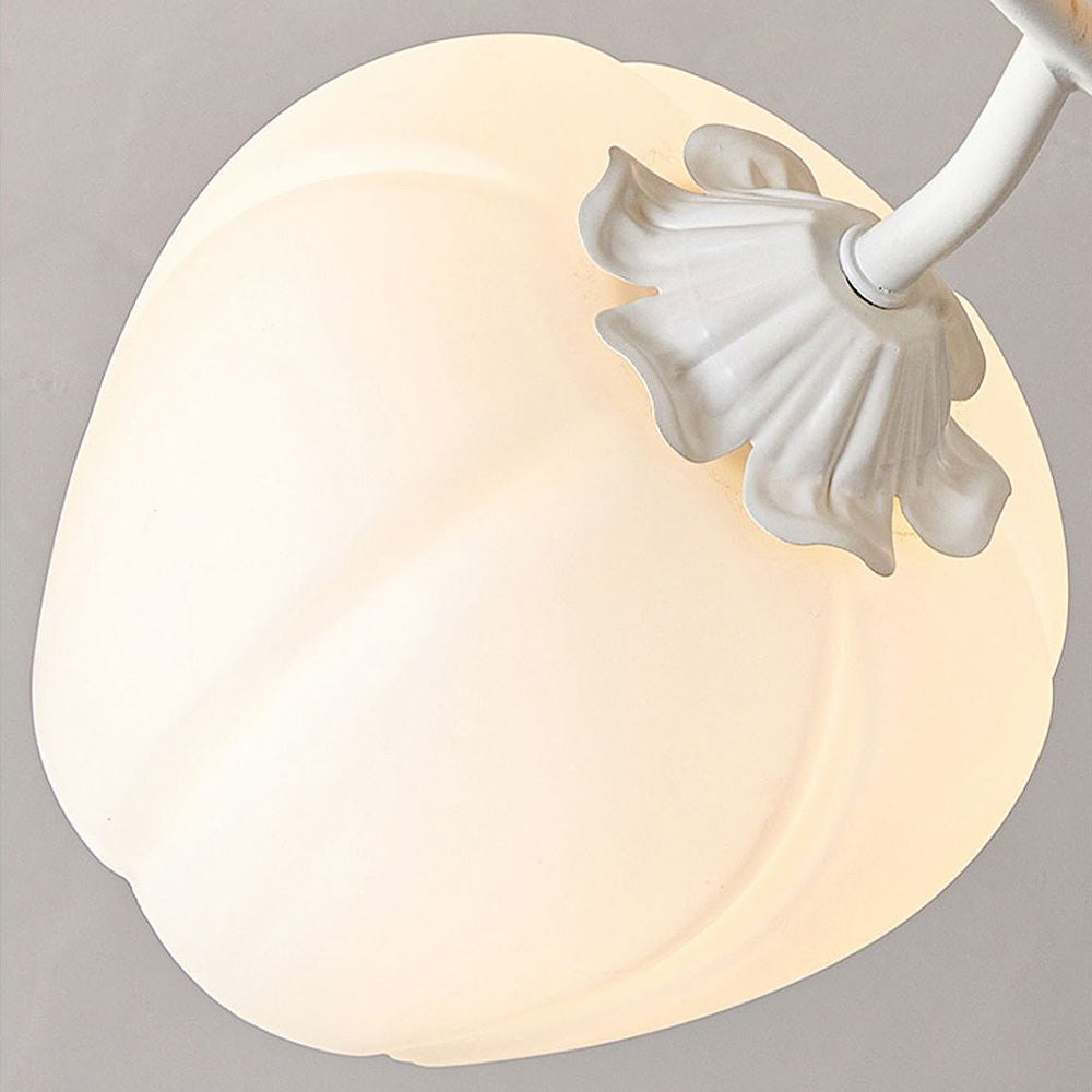 Floral Glass Shade Ceiling Lamp Noxord