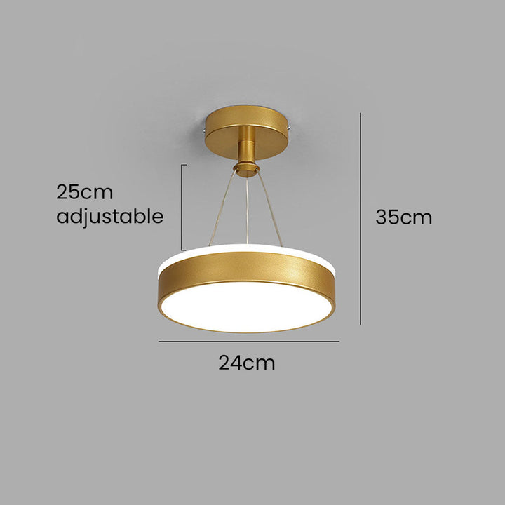 Slim Metal LED Pendant Lamp Noxord