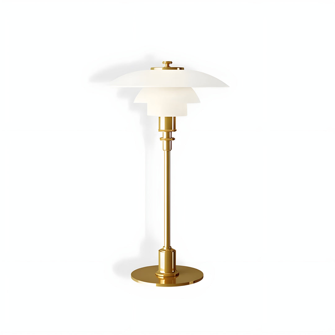 NordiGlow LED Table Lamp – Elegant glass design in Nordic style, dimmable lighting for office, living room or bedroom | Kalsten