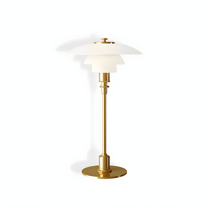 NordiGlow LED Table Lamp – Elegant glass design in Nordic style, dimmable lighting for office, living room or bedroom | Kalsten
