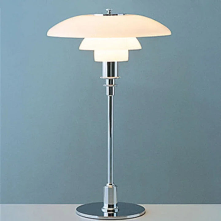 Nordic desk lamp made of glass – Minimalist LED desk light, modern and elegant, ideal for office and living spaces | Noxord