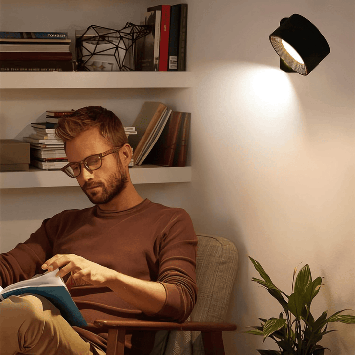 Rechargeable Wireless Wall Lamp – 360° Adjustable