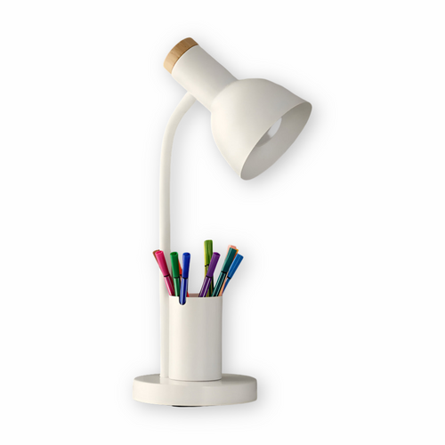 Modern LED Table Lamp with Pen Holder | Kalsten