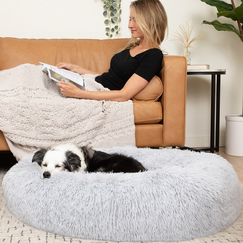 Soft Plush Dog Calming Bed Anxiety Relief Cushion Kalsten