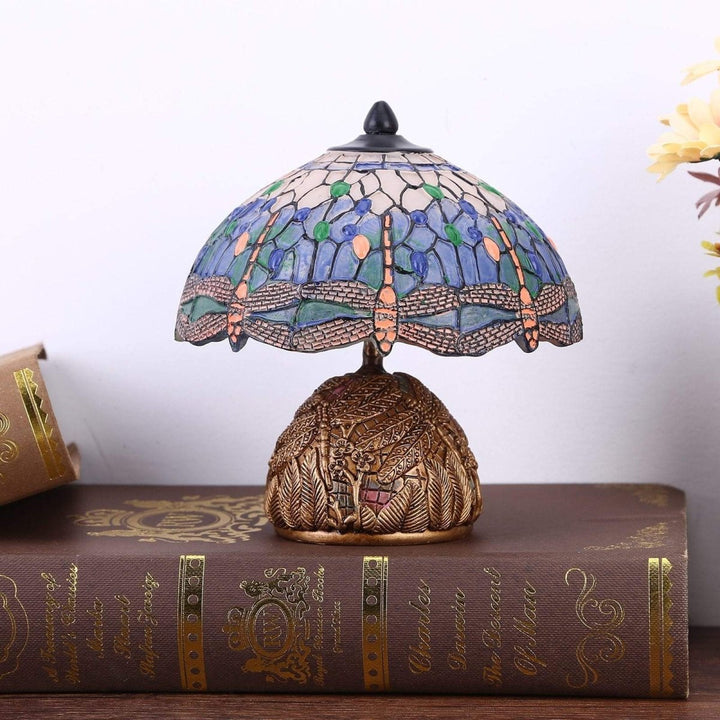 Vintage-Dragonfly-Lamp - Floral Elegance and Softness | Kalsten