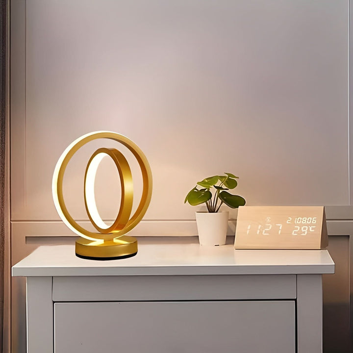 Modern Dimmable Table Lamp – Stylish Metal Design with USB Power | Kalsten